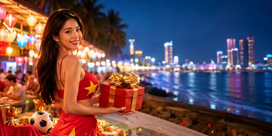 Người dùng High Roller xem kèo bóng đá tại chợ đêm Nha Trang trên điện thoại