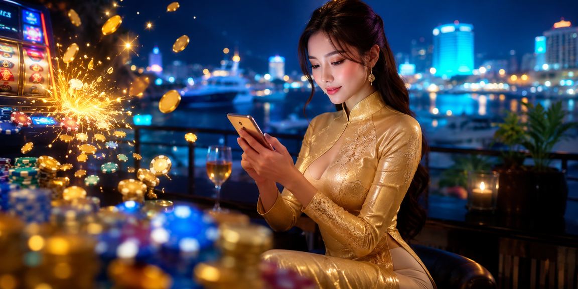 Slots game chủ đề áo dài Nha Trang tại s8858